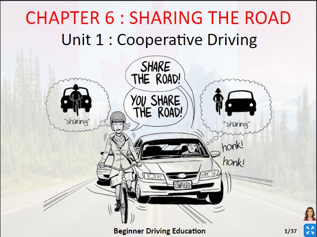 Sharing The Road - MTO Approved Online BDE Course - Master Drivers - Master Driving School Sharing The Road - MTO Approved Online BDE Course - Master Drivers - Master Driving School