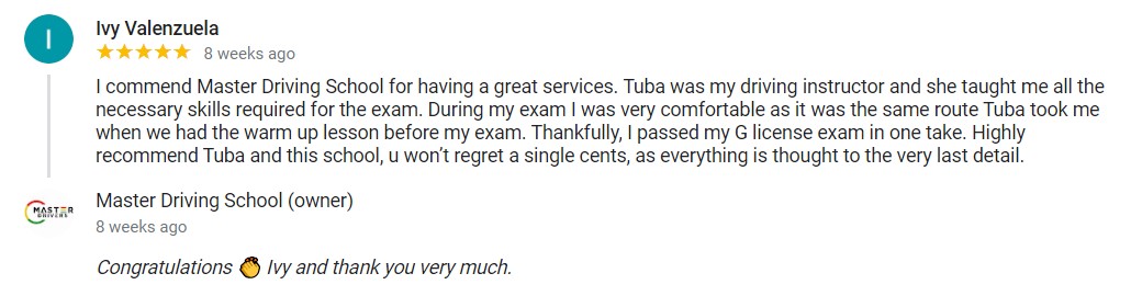 ivy valenzuela- instructor Tuba - KW- Master Drivers - Master Driving School - G1 knowledge written test- G2-G2 road tests- in-car training lessons KW ivy valenzuela- instructor Tuba - KW- Master Drivers - Master Driving School - G1 knowledge written test- G2-G2 road tests- in-car training lessons KW